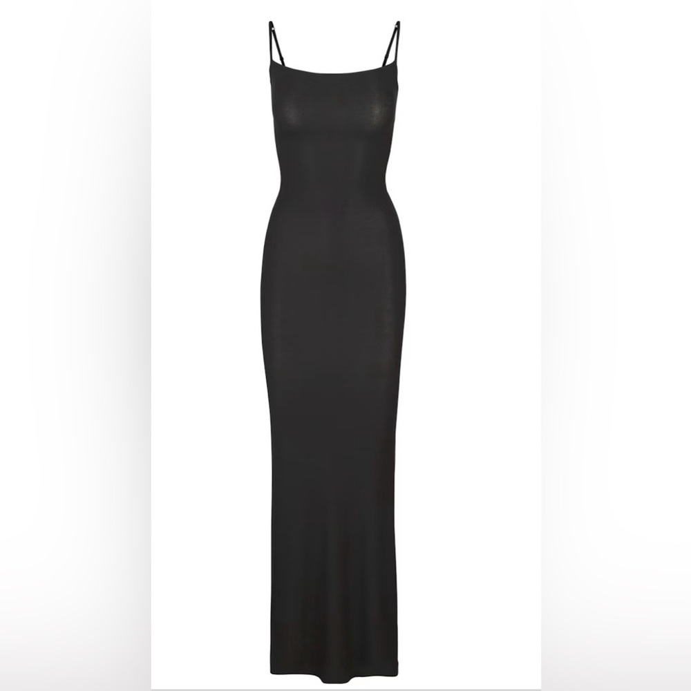 SKIMS Black Maxi Dress XXS pre-owned